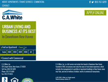 Tablet Screenshot of cawhite.com